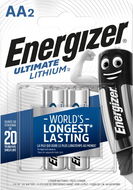 Energizer Ultimate Lithium AA/2 - Disposable Battery