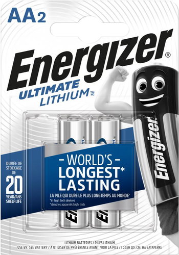 Energizer Ultimate Lithium AA/2 - Disposable Battery - Main image
