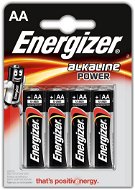 Disposable Battery Energizer Alkaline Power AA 4pcs - Jednorázová baterie
