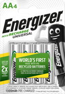 Energizer Universal AA 1300mAh 4 pcs - Rechargeable Battery