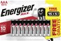 Jednorázová baterie Energizer MAX AAA 15+5 zdarma - Jednorázová baterie