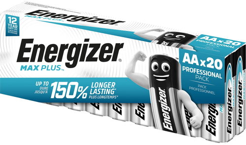 Energizer MAX Plus Professional AA 20pack - Disposable Battery - Main image