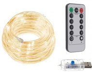 X-SITE LED GZD-001, 5 m, USB white - Christmas Lights