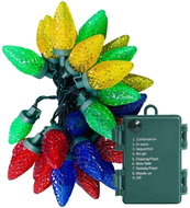 X-SITE LED chain-doughnut SDJ-005 5 m, IP44, AA colour - Christmas Lights
