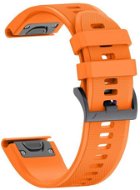 Watch Strap X-Site silikonový pro Garmin QuickFit 26mm, oranžový - Řemínek