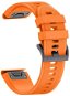 Watch Strap X-Site silikonový pro Garmin QuickFit 26mm, oranžový - Řemínek