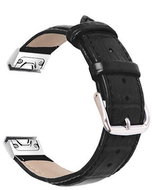 X-Site kožený pro Garmin QuickFit 20mm, černý - Watch Strap