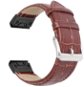 X-Site kožený pro Garmin QuickFit 26mm, hnědý - Watch Strap