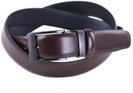 Pánský kožený opasek Satyr tmavě hnědý - Belt