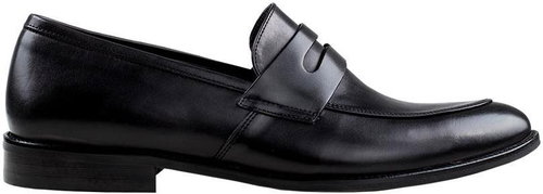 Men's Penny Loafers, Alessio Black - Casual Shoes - Main image