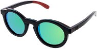 VeyRey Slnečné okuliare drevené polarizačné oválne Hornbeam zelené sklá - Slnečné okuliare