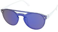 OEM Slnečné okuliare oválne Port priehľadné obrúčky modré sklá - Slnečné okuliare