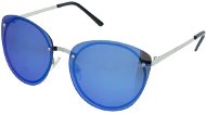 OEM Slnečné okuliare oversize Plate strieborný rám modré sklá - Slnečné okuliare