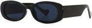 VeyRey Oval Gudmar Sunglasses Black - Sunglasses