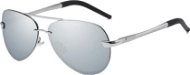 VeyRey Polarizačné okuliare pilotky Laudin strieborné sklá - Slnečné okuliare