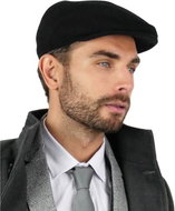 WITLEATHER Pánská bekovka Edward černá - Hat