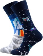 Cheerful patterned socks Space Trip - Socks
