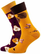 Cheerful patterned socks Pear Pair - Socks