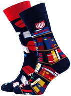 Cheerful patterned socks The Book Story - Socks