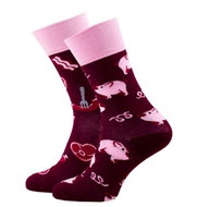 Cheerful patterned socks Piggy Tales - Socks