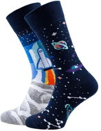 Cheerful patterned socks Space Trip - Socks