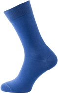 Men's monochrome socks Ruben blue - Socks
