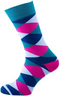 Men's coloured socks with Moer pattern - Socks