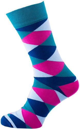 Men's coloured socks with Moer pattern - Socks - Main image