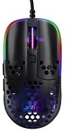 XTRFY Gaming Mouse MZ1 ZY’S Rail Black Transparent - Herná myš