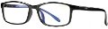 VeyRey Počítačové brýle hranaté Rafael černé