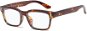 VeyRey Fredrikah Kékfény blokkoló szemüveg, négyszögletes, barna - Monitor szemüveg
