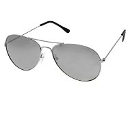 A Collection Conor Pilot Silver Frames Mirrored Silver Glasses - Sunglasses