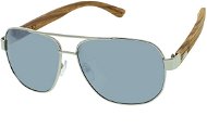 VeyRey Pent Wooden Silver Glass - Sunglasses