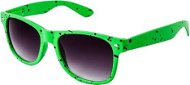 OEM Slnečné okuliare Nerd machuľa zelené, čierne sklá - Slnečné okuliare