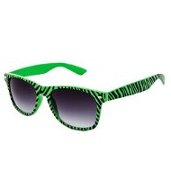 VeyRey Nerd zebra green - Sunglasses