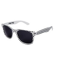 VeyRey Nerd polka dots white - Sunglasses