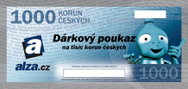 Voucher Alza.cz the purchase of goods in 1000 CZK - Gift Card