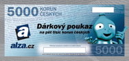 Gift Voucher Alza.cz to purchase goods worth CZK 5,000 - Gift Card