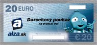 Darčekový poukaz Alza.sk na nákup tovaru v hodnote 20 € - Poukaz
