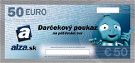 Darčekový poukaz Alza.sk na nákup tovaru v hodnote 50 € - Poukaz