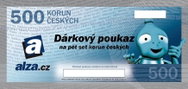 500 CZK Alza.cz Product Purchase Electronic Gift Card - Valid until 20.10.2019 - Voucher