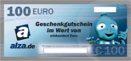 Elektronický dárkový poukaz Alza.de na nákup zboží v hodnotě 100 € - Voucher