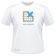 NFPK Mříž pánské bílé XL - Tričko