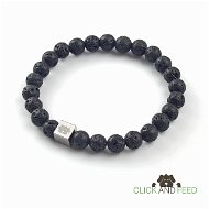 Lava bracelet "Click and Feed" ladies - Charity