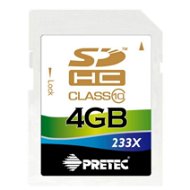 Pretec memory card Secury Diigital 4GB class 10 - Memory Card