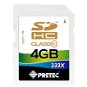 Pretec memory card Secury Diigital 4GB class 10 - Memory Card