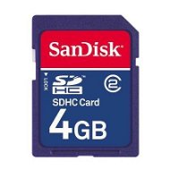 SanDisk SDHC 4GB - Paměťová karta