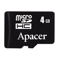 APACER MicroSDHC 4GB Class 4 - Memory Card