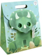 CLAIREFONTAINE velká Dino + maska, bílý kraft, 26 × 14 × 33 cm - Gift Bag