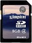 Kingston 8GB SDHC Class 4 - Memory Card